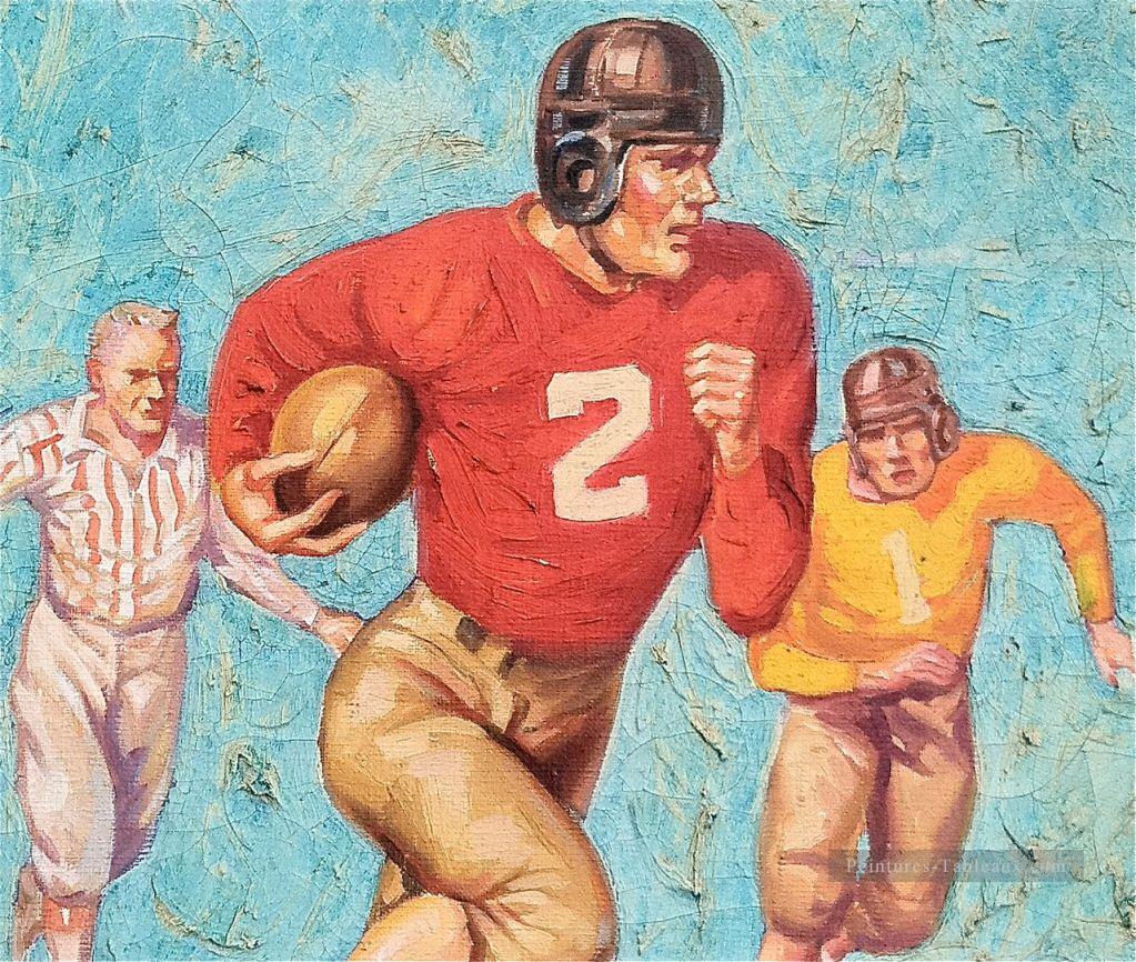 Football américain 14 impressionnistes Peintures à l'huile